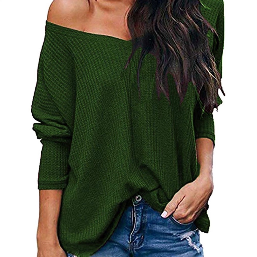 NWT Waffle Knit Top